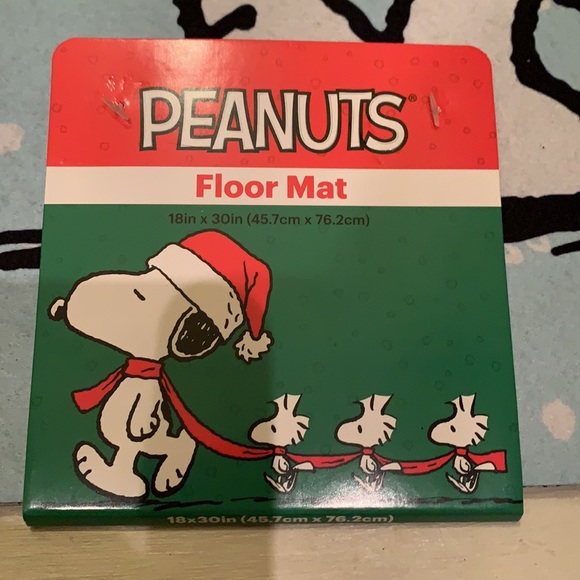 Peanuts | Accents | Peanuts Snoopy Christmas Theme Floor Mat | Poshmark
